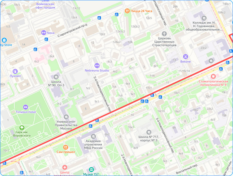Карта клубов